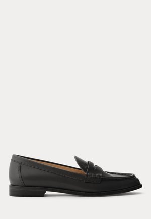 Lauren Ralph Lauren, WYNNIE LEATHER LOAFER - Puvunkengät - black