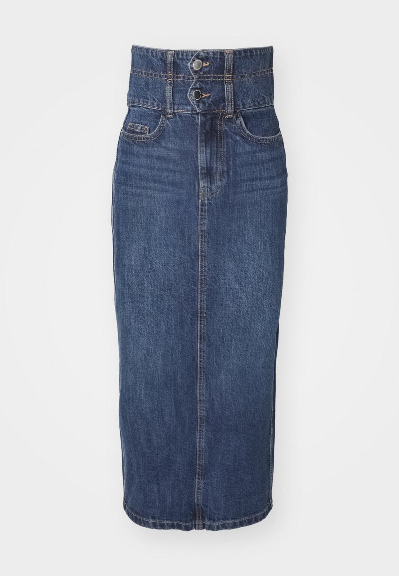 Vila Jeansrok blauw denim/bluedenim