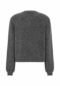 Soft Rebels ALLISON O-NECK - Kardigan - dark grey melange