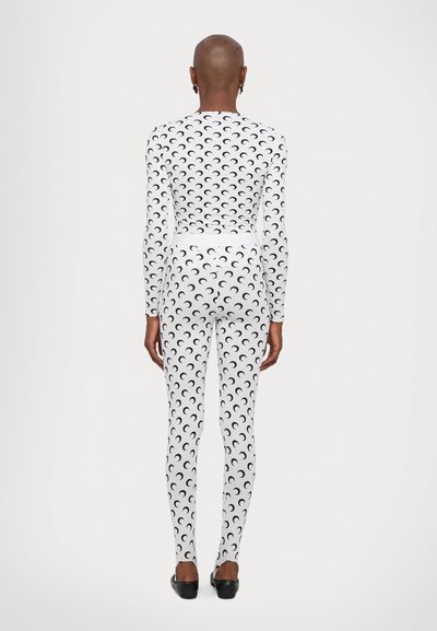 MARINE SERRE MOON  - Legging (type pantalon) - optical white