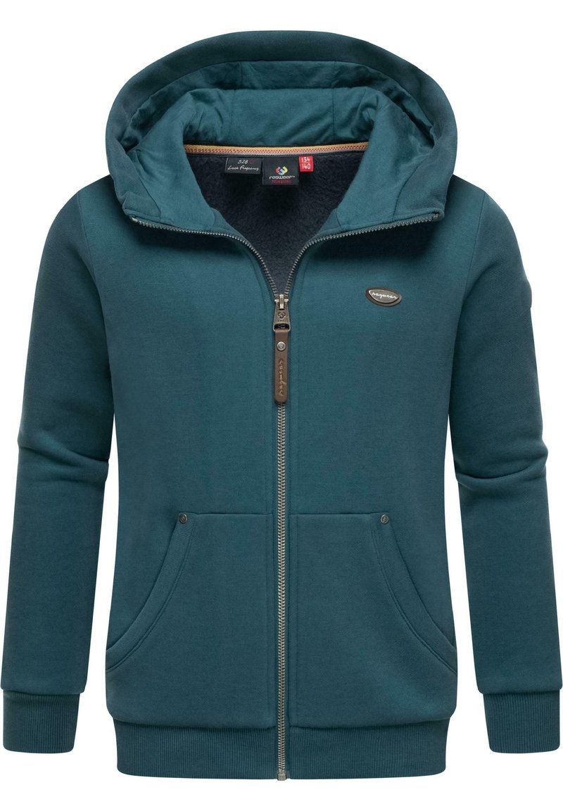 Ragwear KAPUZEN NESIE - Felpa con zip - petrol