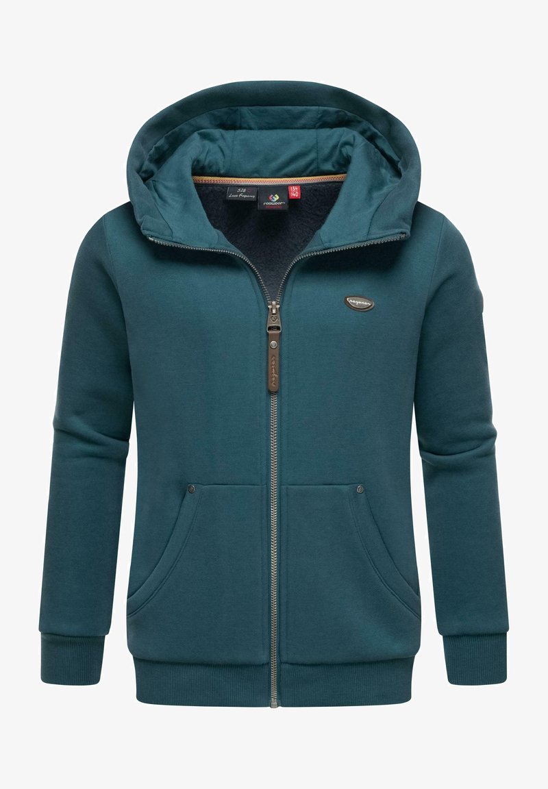 Ragwear KAPUZEN NESIE - Felpa con zip - petrol