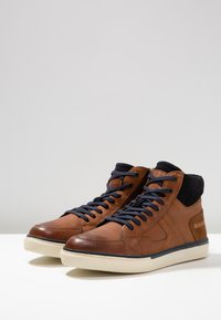 Redskins CIZAIN - Baskets montantes - cognac/navy