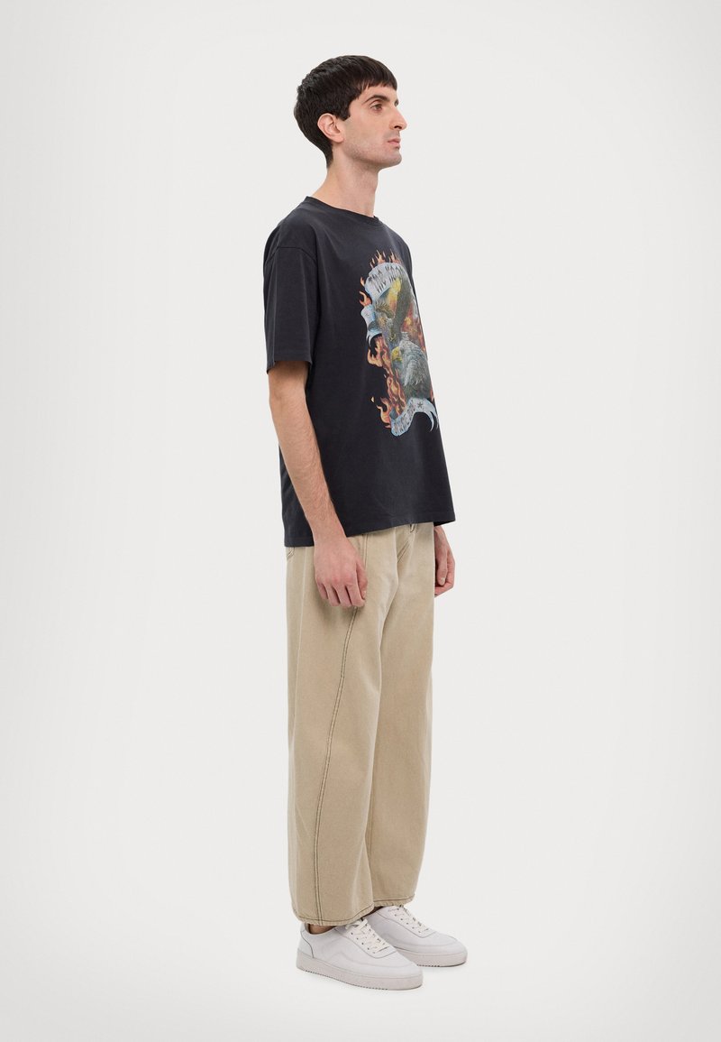 The Kooples Camiseta estampada - black washed