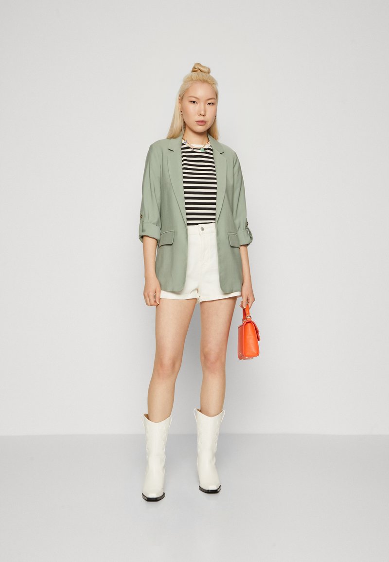 ONLY ONLARIS LIFE 3/4 LOOSE - Blazer - green/grün - Zalando.de