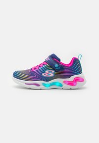 Skechers - WAVY BEAMS - Sporta apavi - navy/multi-coloured Miniatūras attēls 1