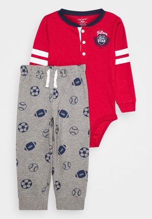 ALL STAR SET - Pantalon de survêtement - burgundy