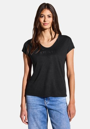 WORDING - Print T-shirt - schwarz