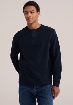WE Fashion, T-shirt à manches longues - dark blue