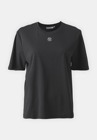 MELEA ICON TEE - Camiseta básica - black/egret