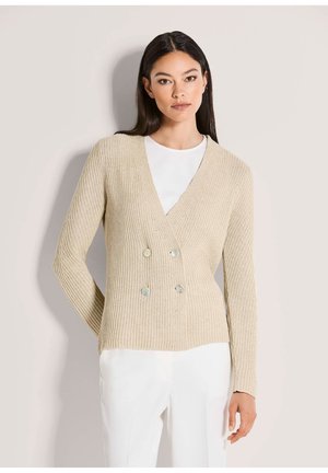 Strickjacke - pearl white