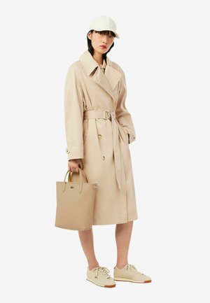 Lacoste, SAC CABAS LACOSTE ANNA PETIT  PIQUÉ - Handbag - viennois soja t