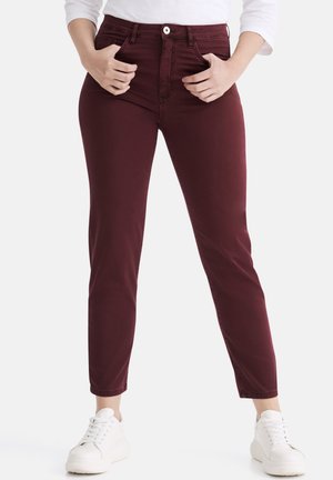 NIZZA BASIC TAPERED FIT - Jeans Slim Fit - dark bordeaux