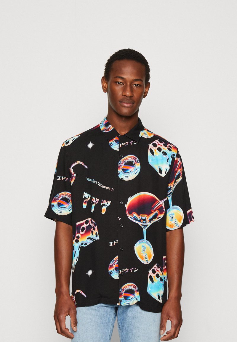 Edwin SAIKE SHIRT UNISEX Hemd black/multicolor/schwarz Zalando.de