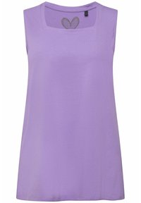 LONG  CARREE-AUSSCHNITT ÄRMELLOS - Top - lilac