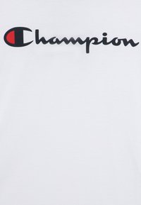 Champion ICONS RINGER CREWNECK - Print T-shirt - white