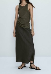 Massimo Dutti Linne - green