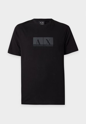 Armani Exchange, SLIM - Tričko s potlačou - black