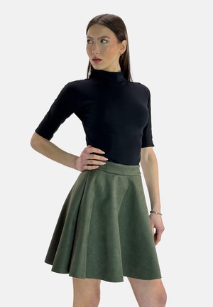 Elara A-line skirt - khaki
