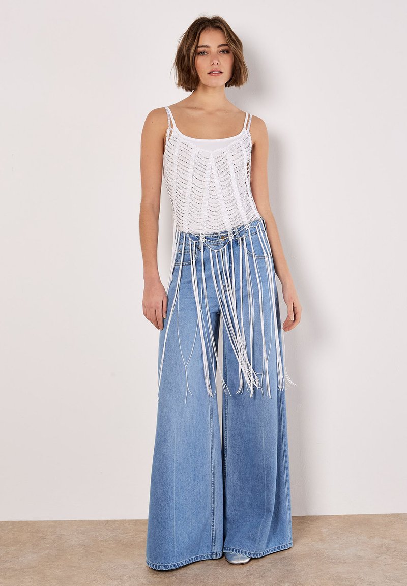 Apricot BEADED FRINGE  - Other accessories - white