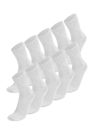 10 PAAR EXTREM STABILE ARBEITS SPORT - Socken - weiß