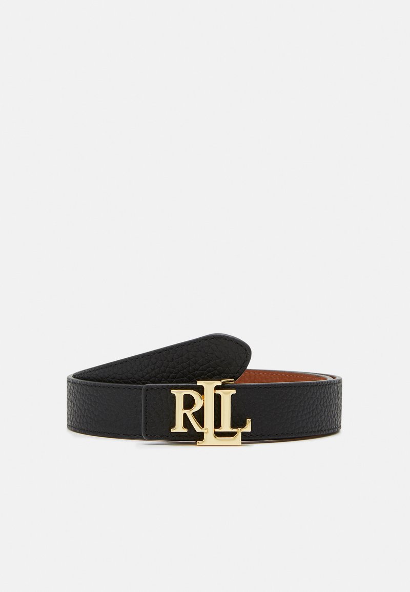 Lauren Ralph Lauren BELT MEDIUM Belt black/tan/black Zalando.co.uk