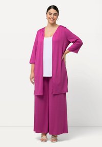 Ulla Popken LONGLINE - Neuletakki - orchid