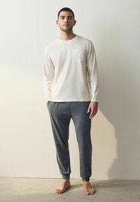 Next LONG SLEEVE 2 PACK - REGULAR FIT SET - Nattøj sæt - navy blue stone