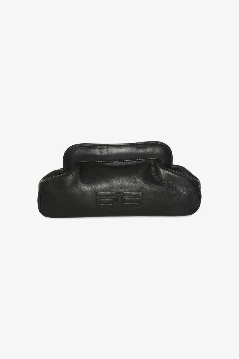 Gestuz VELINA EMBOSSED - Carteira de mão - black