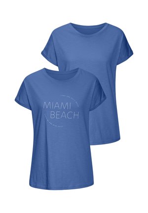 T-Shirt basic - blau