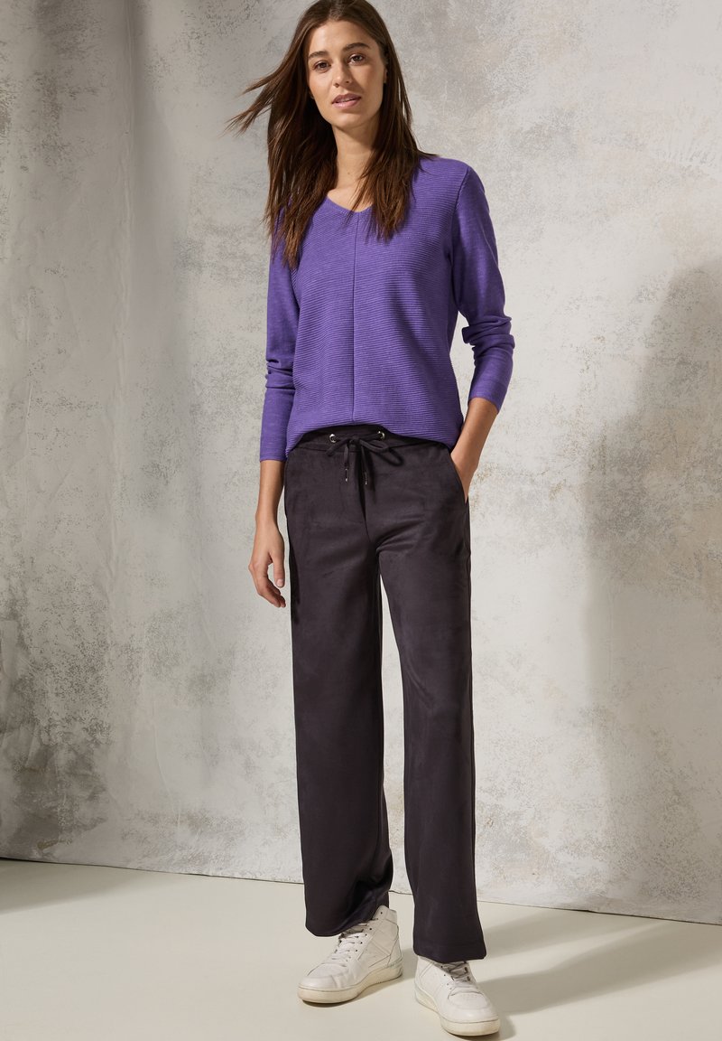 Cecil STRUKTURMIX - Strickpullover - lila