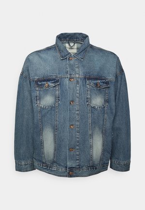 ASHTON JACKET PLUS UNISEX - Denim jacket - mid blue