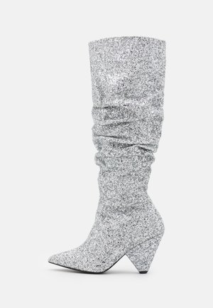 Stiefel - silver-coloured