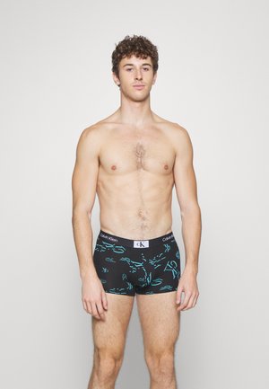 Calvin Klein Underwear TRUNK 3 PACK CK 96 COTTON - Alsónadrágok - blue/grey/black