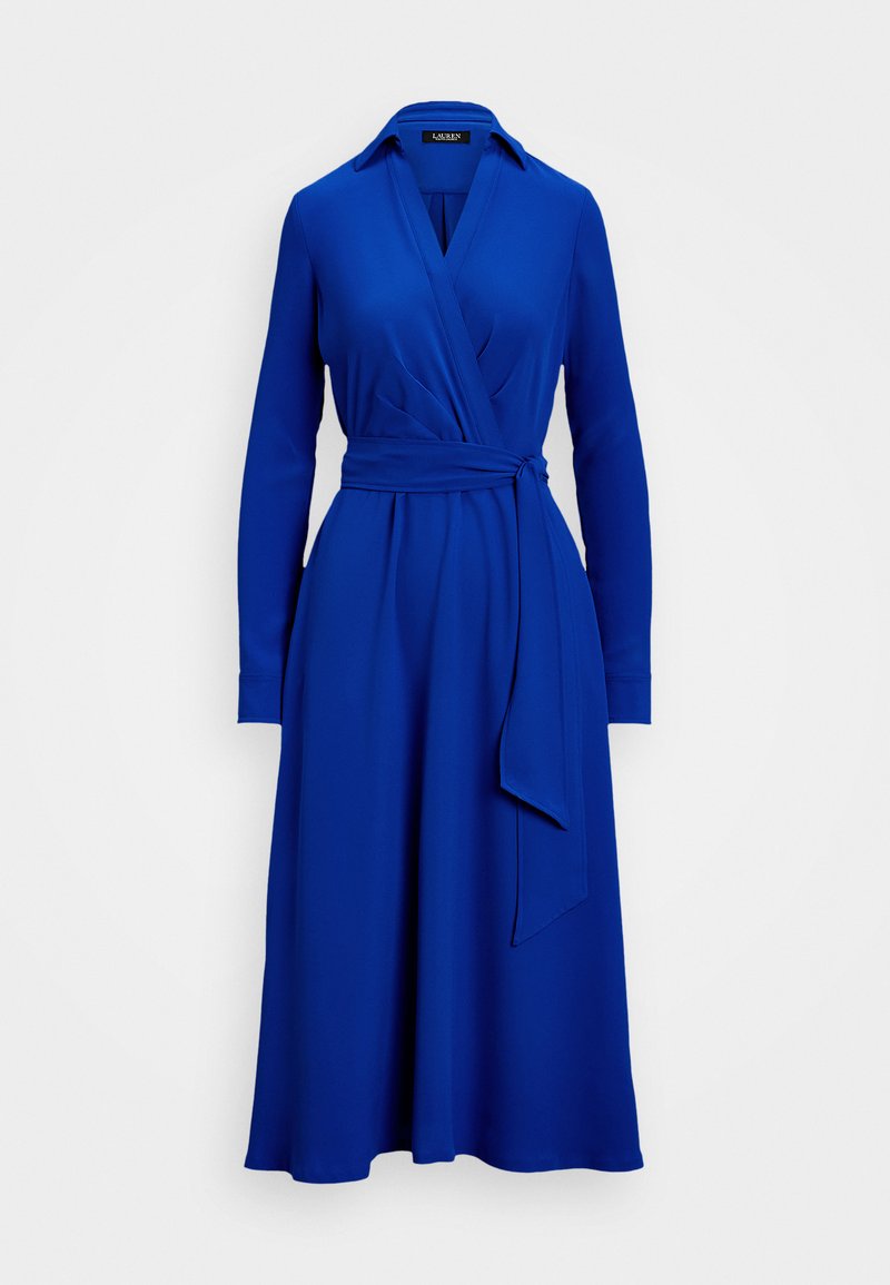knee length dresses for ladies Serene Sapphire Midi Dress Teuta Matoshi