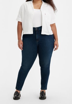 Vaqueros pitillo - dark-blue denim