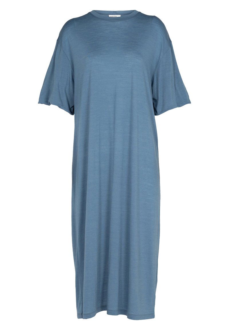 Damen Sportbekleidung | Icebreaker W COOL-LITE Jerseykleid granite blue/blau - QT65555 Damen Sportbekleidung | Icebreaker W COOL-LITE Jerseykleid granite blue/blau - QT65555