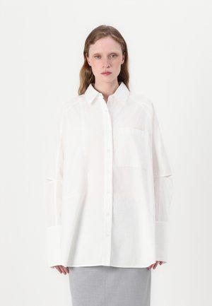 DIBELLA BLOCK OVERSIZE SHIRT - Overhemdblouse - white