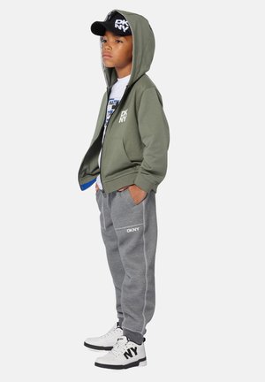Trousers - gris chine fonce