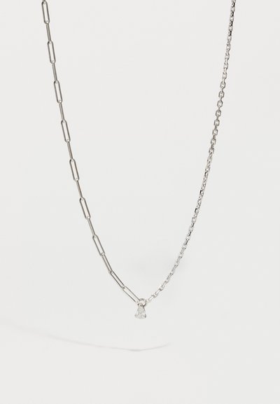 Yvonne Leon COLLIER SOLITAIRE UNISEX - Colier - white gold-coloured