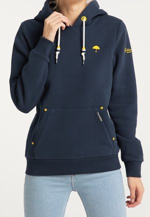 Felpa con cappuccio - dark-blue denim