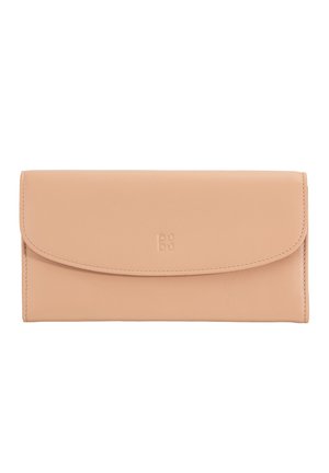 DUDU GROSSE AUS FARBIGEM KONTINENTALE KREDITKARTENFÄCHER MÜNZ MIT REISSVERSCHLUSS - Geldbörse - rosa cipria