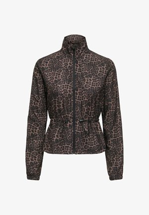 ONLY Play, BIKER JACKET ONPMELEO BIKER JACKET - Veste de survêtement - deep taupe