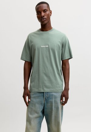 Jack & Jones, JORNORREBRO EMB TEE SS CREW NECK NOOS - T-Shirt print - laurel wreath