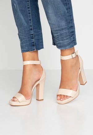 Sandalen met hoge hak - off-white