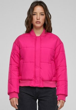 Urban Classics PUFFER  - Talvejope - hibiskuspink