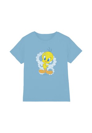 Looney Tunes, LOONEY TUNES RETRO TWEETY UNISEX - Print T-shirt - light blue