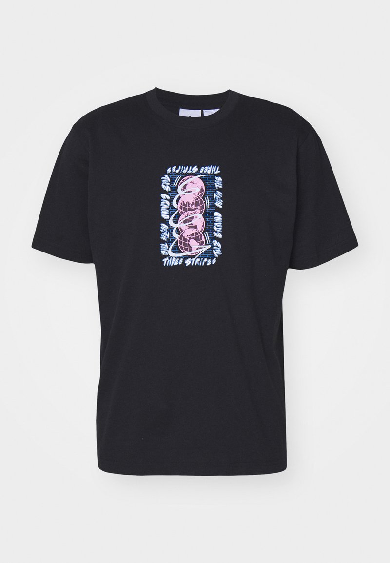 adidas Originals T-shirt print zwart adidas Originals T-shirt print zwart