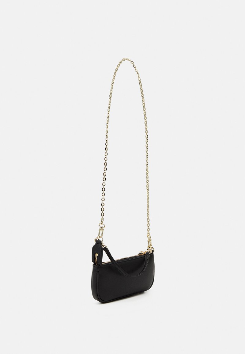 Pochette Noire à Fermoir - Occasion - Style Clutch - Poches Intérieures - Sans Marque