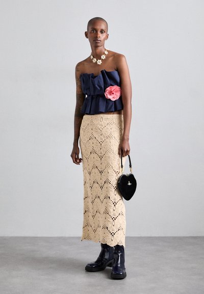 Vivienne Westwood BELLE HEART FRAME - Mala de mão - black